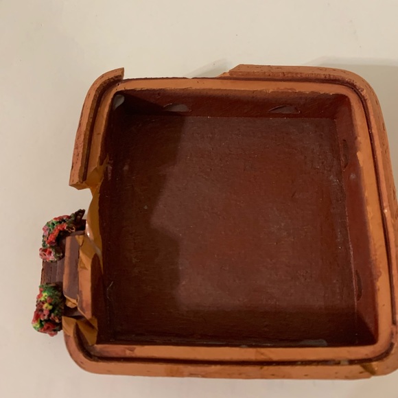 Maribor Kunstgewerbe Artisan Lithuanian Folk Art Clay Cottage Tea Light Holder - Picture 7 of 11